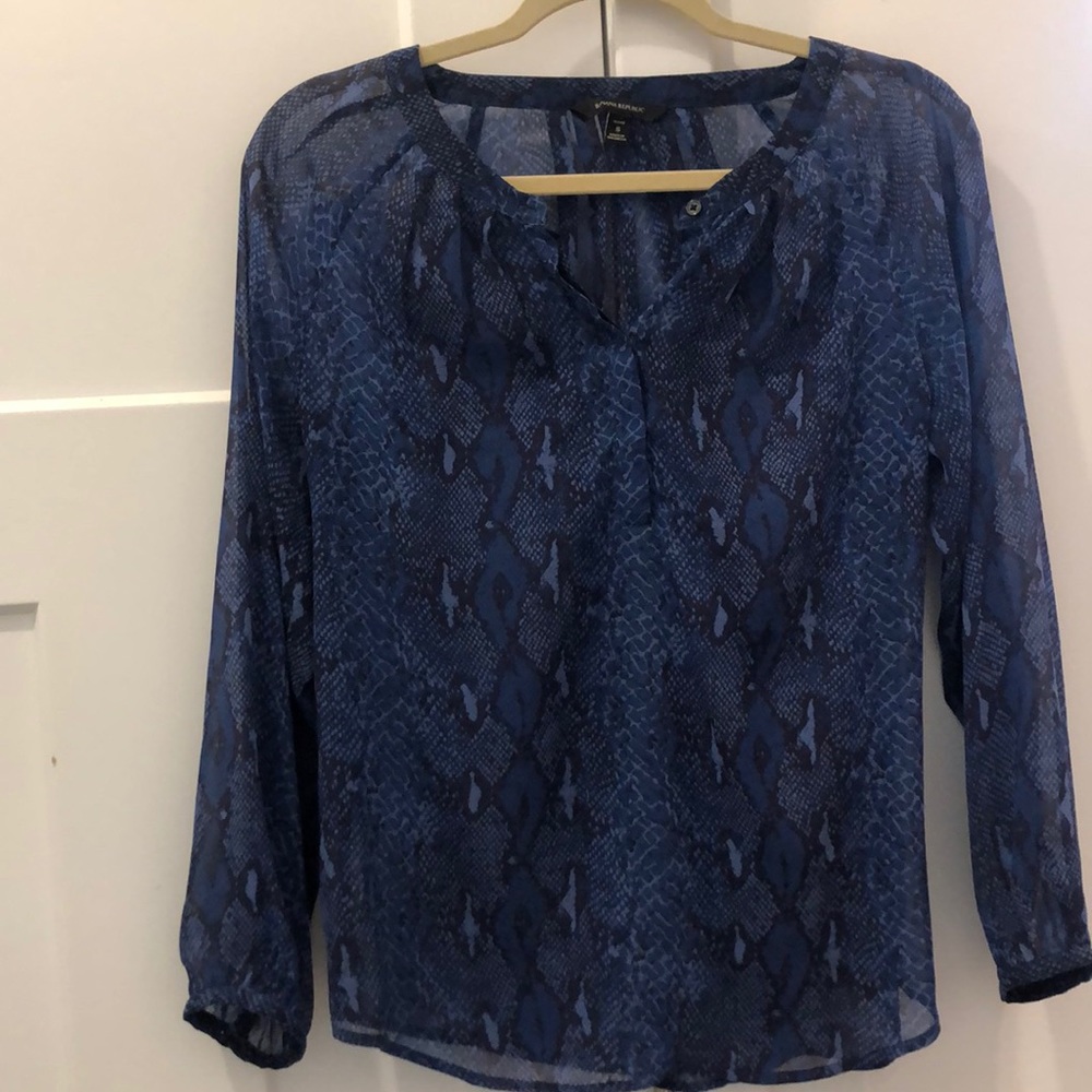 Banana Republic snakeskin Blouse